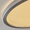 Xarel Taklampa, Panel LED Silver, 1-ljuskällor