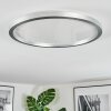Xarel Taklampa, Panel LED Silver, 1-ljuskällor