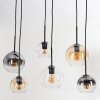 Koyoto Pendellampa, kullampa, Pendelbelysning Amber, Klart, Rökfärger, 6-ljuskällor