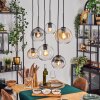 Koyoto Pendellampa, kullampa, Pendelbelysning Amber, Klart, Rökfärger, 6-ljuskällor