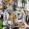 Koyoto Pendellampa, kullampa, Pendelbelysning Amber, Krom, Klart, Rökfärger, 6-ljuskällor
