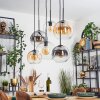 Koyoto Pendellampa, kullampa, Pendelbelysning Amber, Klart, Rökfärger, 6-ljuskällor