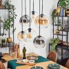 Koyoto Pendellampa, kullampa, Pendelbelysning Amber, Klart, Rökfärger, 6-ljuskällor
