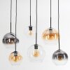 Koyoto Pendellampa, kullampa, Pendelbelysning Amber, Klart, Rökfärger, 6-ljuskällor
