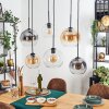Koyoto Pendellampa, kullampa, Pendelbelysning Amber, Klart, Rökfärger, 6-ljuskällor