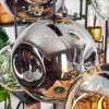 Ripoll Pendellampa, kullampa, Pendelbelysning Amber, Klart, Rökfärger, 6-ljuskällor