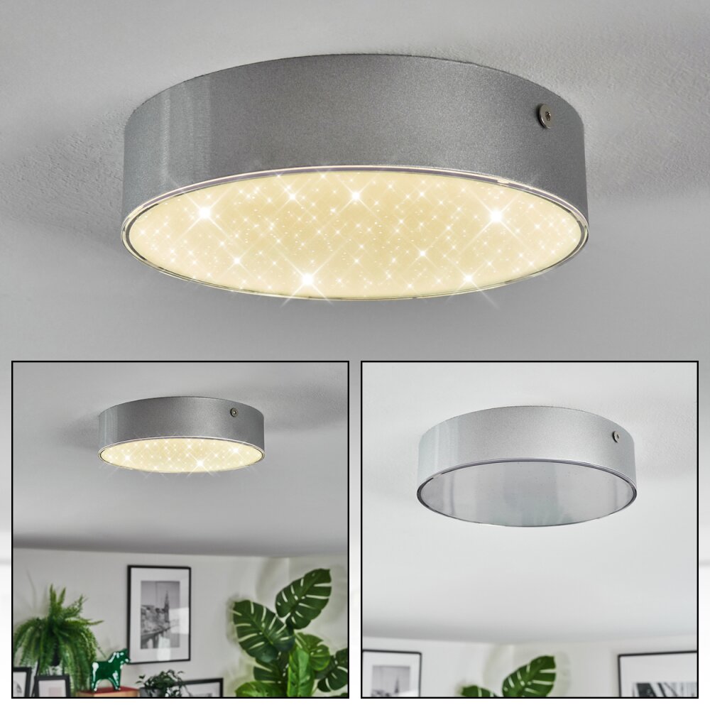 Elmar Taklampa, Panel LED Silver, 1-ljuskällor main product photo