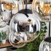Gastor Pendellampa, kullampa, Pendelbelysning Amber, Krom, Klart, Rökfärger, 8-ljuskällor