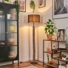 Soungou Golvlampa Naturfärger, Svart, 1-ljuskällor