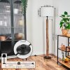 Soungou Golvlampa Naturfärger, Svart, 1-ljuskällor