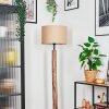 Soungou Golvlampa Naturfärger, Svart, 1-ljuskällor
