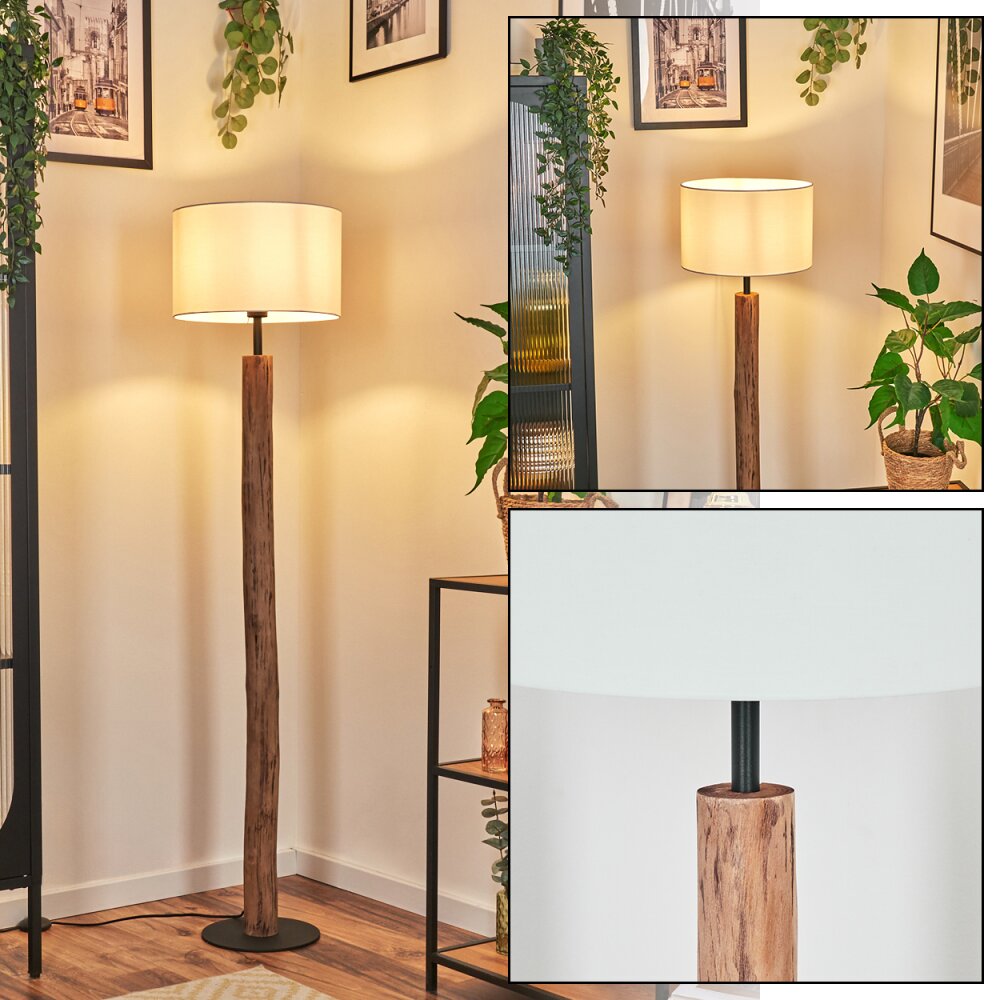 Bassagoda Golvlampa Naturfärger, Svart, 1-ljuskällor main product photo