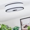 Elran Taklampa LED Svart, Vit, 1-ljuskällor