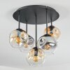 Ripoll Taklampa, kullampa Amber, Klart, Rökfärger, 5-ljuskällor