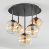Koyoto Taklampa, kullampa 45 cm Amber, Klart, 5-ljuskällor