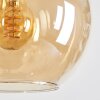 Koyoto Pendellampa, kullampa, Pendelbelysning Amber, Krom, Klart, Rökfärger, 8-ljuskällor