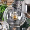 Koyoto Pendellampa, kullampa, Pendelbelysning Amber, Krom, Klart, Rökfärger, 8-ljuskällor