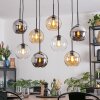 Koyoto Pendellampa, kullampa, Pendelbelysning Amber, Krom, Klart, Rökfärger, 8-ljuskällor