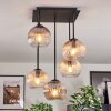 Koyoto Taklampa, kullampa Amber, Klart, Rökfärger, 5-ljuskällor