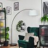 Bassagoda Golvlampa Krom, Svart, 1-ljuskällor