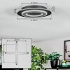 Lidor Taklampa LED Svart, 1-ljuskällor