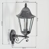 Lignac vägglampa utomhus, Vägglampa Svart, Silver, 1-ljuskällor
