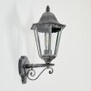 Lignac vägglampa utomhus, Vägglampa Svart, Silver, 1-ljuskällor