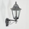 Lignac vägglampa utomhus, Vägglampa Svart, Silver, 1-ljuskällor, Rörelsedetektor