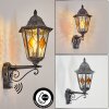 Lignac vägglampa utomhus, Vägglampa Svart, Silver, 1-ljuskällor, Rörelsedetektor