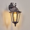 Lignac vägglampa utomhus, Vägglampa Svart, Silver, 1-ljuskällor
