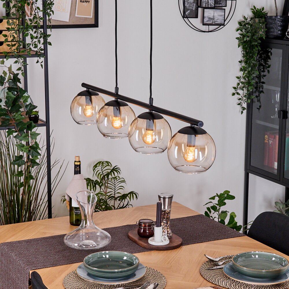 Koyoto Pendellampa, kullampa, Pendelbelysning Amber, Klart, 4-ljuskällor main product photo