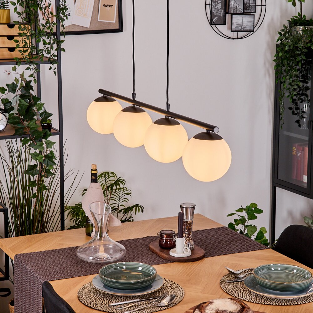 Gastor Pendellampa, kullampa, Pendelbelysning Vit, 4-ljuskällor main product photo