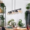 Koyoto Pendellampa, kullampa, Pendelbelysning Amber, Klart, Rökfärger, 5-ljuskällor