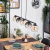 Koyoto Pendellampa, kullampa, Pendelbelysning Amber, Klart, Rökfärger, 5-ljuskällor