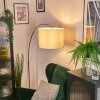Bassagoda Golvlampa Krom, Svart, 1-ljuskällor