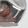 Ripoll Taklampa, kullampa Amber, Rökfärger, 5-ljuskällor