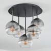 Koyoto Taklampa, kullampa 41 cm Klart, Rökfärger, 5-ljuskällor