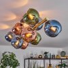 Koyoto Taklampa, kullampa Guld, Svart, 10-ljuskällor