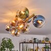 Koyoto Taklampa, kullampa Guld, Svart, 10-ljuskällor