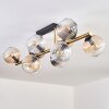 Koyoto Taklampa, kullampa Guld, Svart, 10-ljuskällor
