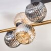 Ripoll Taklampa, kullampa Guld, Svart, 10-ljuskällor