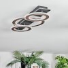 Lidor Taklampa LED Krom, Svart, 1-ljuskällor