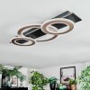 Lidor Taklampa LED Krom, Svart, 1-ljuskällor