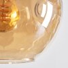 Ripoll Pendellampa, kullampa, Pendelbelysning Amber, Rökfärger, 8-ljuskällor