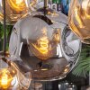 Ripoll Pendellampa, kullampa, Pendelbelysning Amber, Rökfärger, 8-ljuskällor