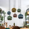 Koyoto Pendellampa, kullampa, Pendelbelysning Blå, Guld, Grön, Kopparfärg, 6-ljuskällor