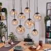 Gastor Pendellampa, kullampa, Pendelbelysning Amber, Klart, 8-ljuskällor