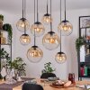 Gastor Pendellampa, kullampa, Pendelbelysning Amber, Klart, 8-ljuskällor