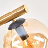 Koyoto Taklampa, kullampa Guld, Svart, 10-ljuskällor