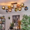 Koyoto Taklampa, kullampa Guld, Svart, 10-ljuskällor